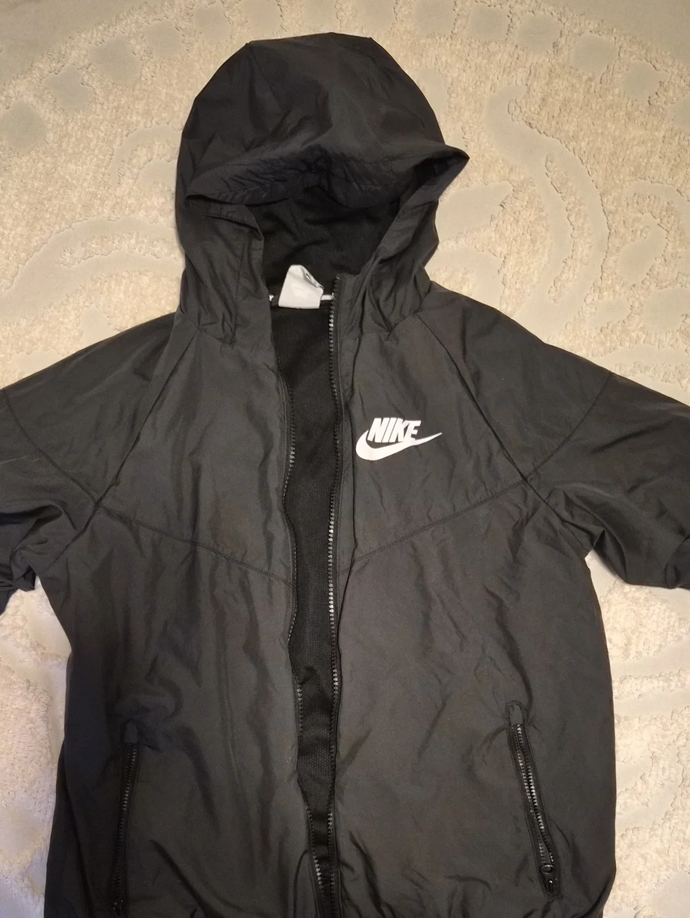 Boys Nike Full-Zip Hooded Windbreaker – Size Large – Excellent Condition